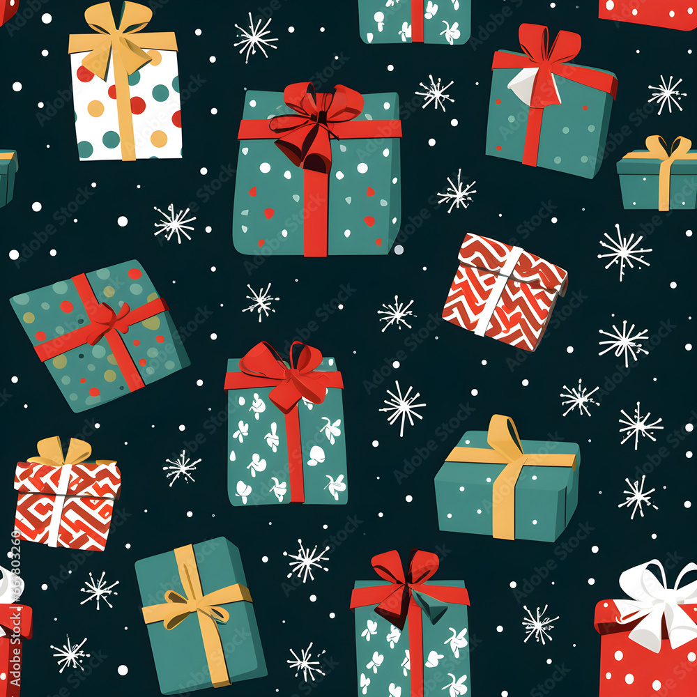 christmas seamless pattern christmas seamless pattern