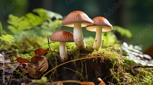 Boletus Edulis, A King Bolete Mushroom. Сoncept Forest Foraging, Mushroom Identification, Edible Fungi, Mushroom Recipes