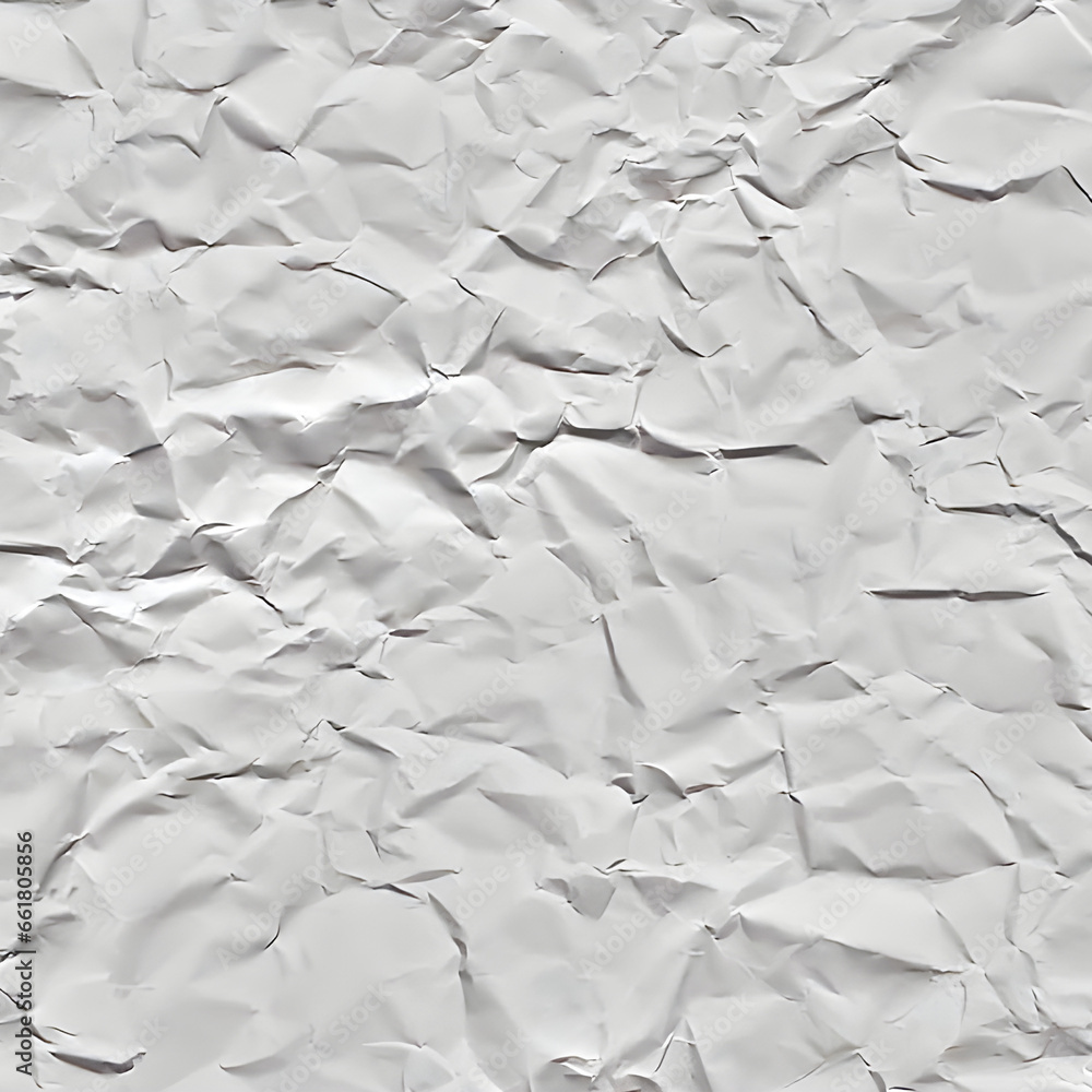 Obraz premium White Crumpled Paper