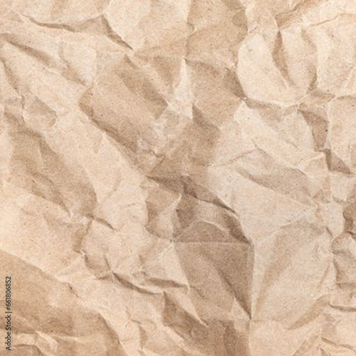 Crumpled Brown Paper Texture