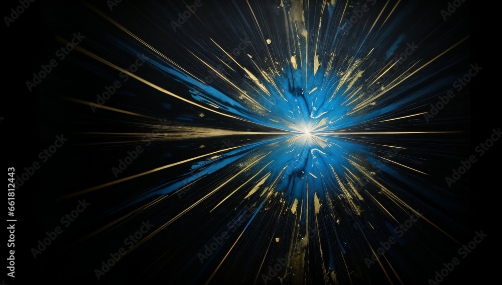 Fototapeta premium (4K) Abstract Oil Surface texture wallpaper/background, Black & Blue , AI