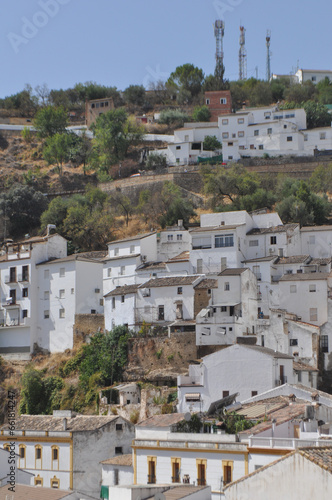 View of the city of Setenil De Las Bodegas