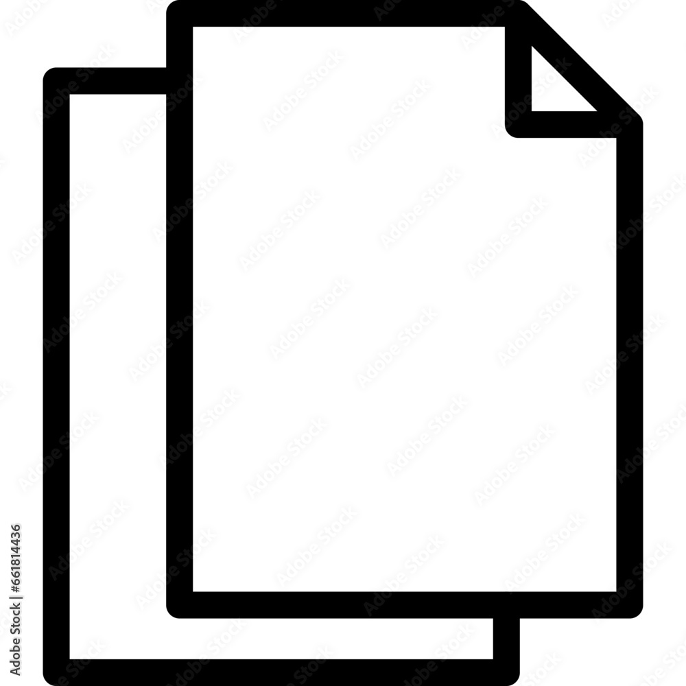 Copy flat icon vector illustration Copy flat icon vector illustration