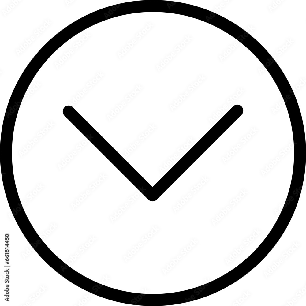 Down arrow flat icon vector illustration Down arrow flat icon vector illustration