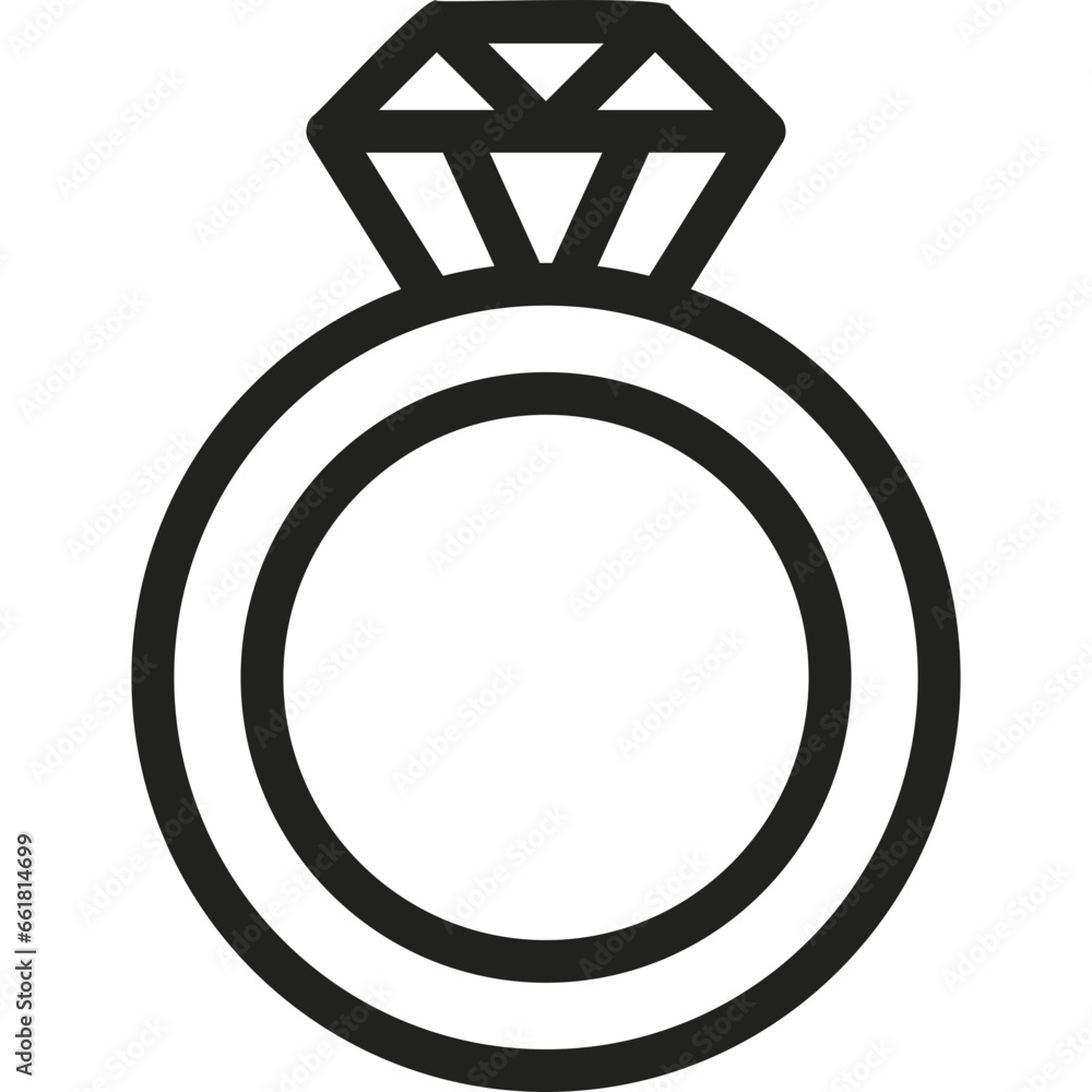 Ring flat icon vector illustration Ring flat icon vector illustration