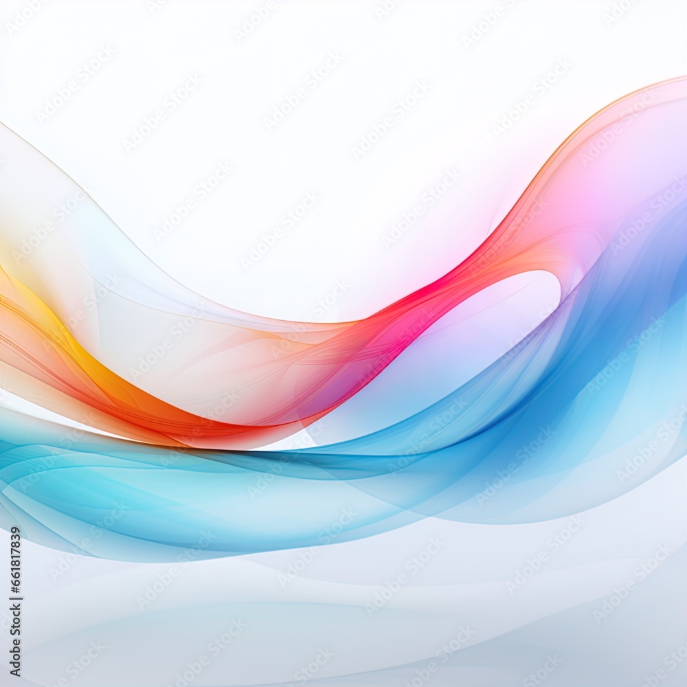 Fototapeta premium Abstract art that uses flowing lines and colors to create a dynamic effect. Great for backgrounds, presentations, posters, greeting cards, motion graphics, graphic design and more.