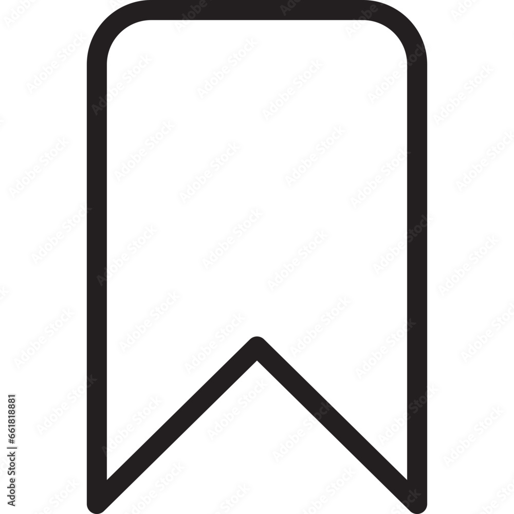 Bookmark flat icon vector illustration Bookmark flat icon vector illustration