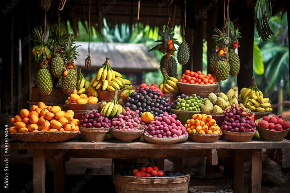 fruit market country, generative ai