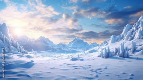 Winter mountain landscape © Viktor