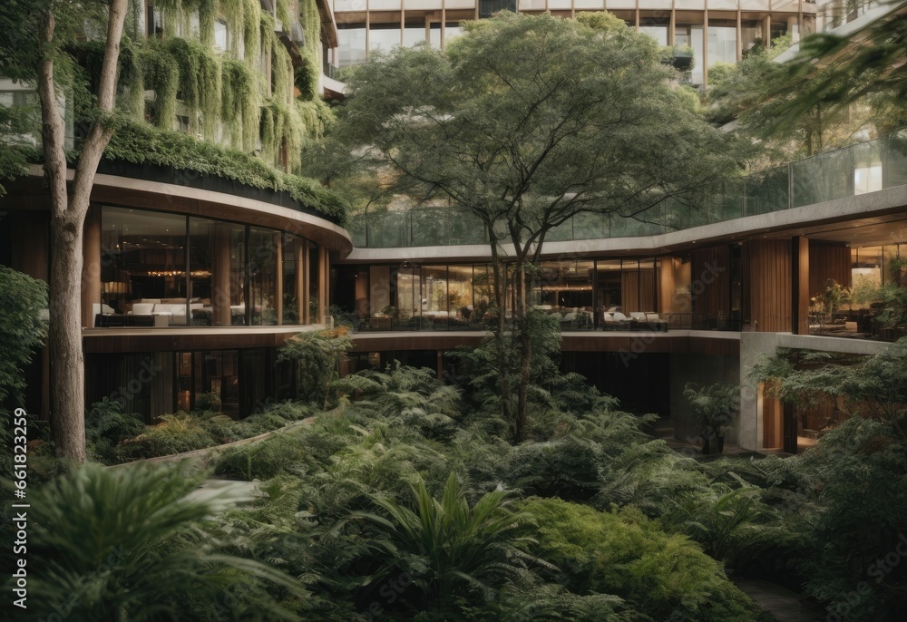 Biophilic organic architecture design hotel Biophilic organic architecture design hotel