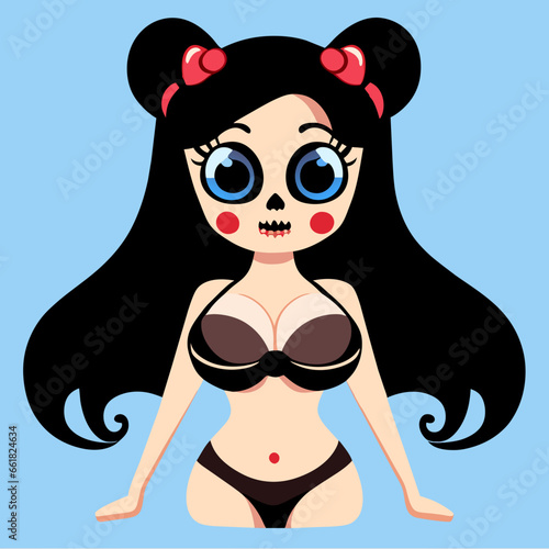 halloween kawaii girl