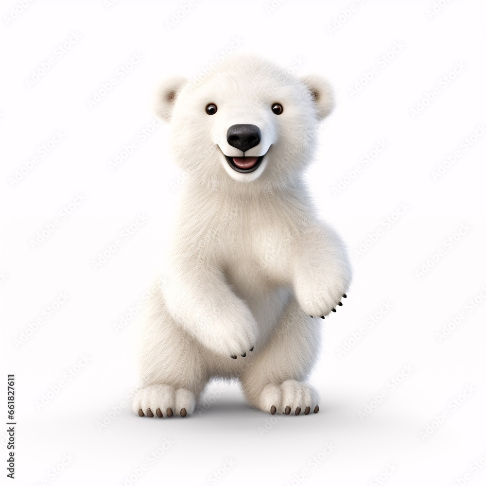 Obraz premium シロクマのぬいぐるみ