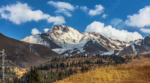 panorama of the mountains in autumn © KAIRZHAN