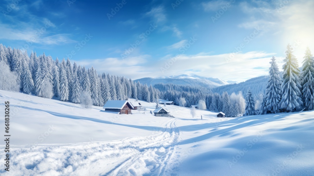 Stunning winter landscape.