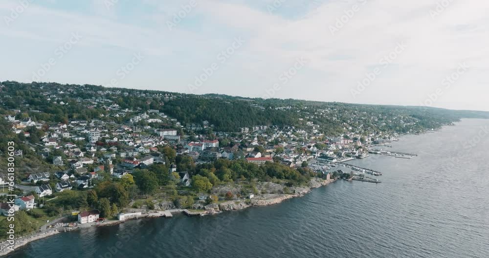 The Norwegian city of Drobak The Norwegian city of Drobak