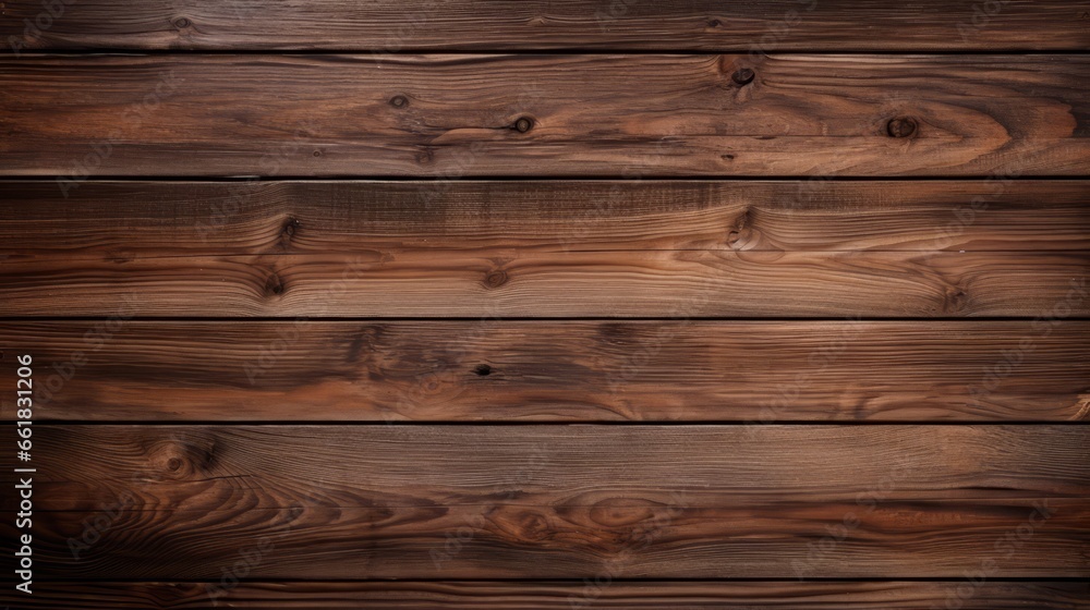 Old grunge dark textured wooden background, Generative AI