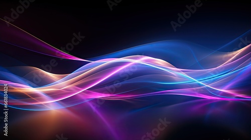 Abstract digital background big data visualization