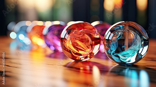 Colorful glasses 3d object  wallpaper background