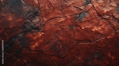 Dark red orange brown rock texture with cracks