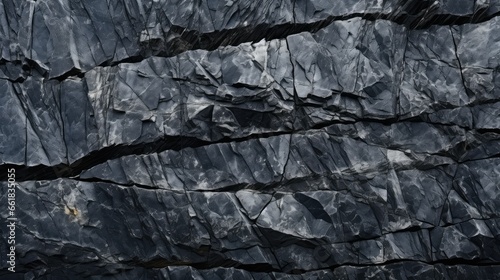 Black white rock texture dark gray stone granite background
