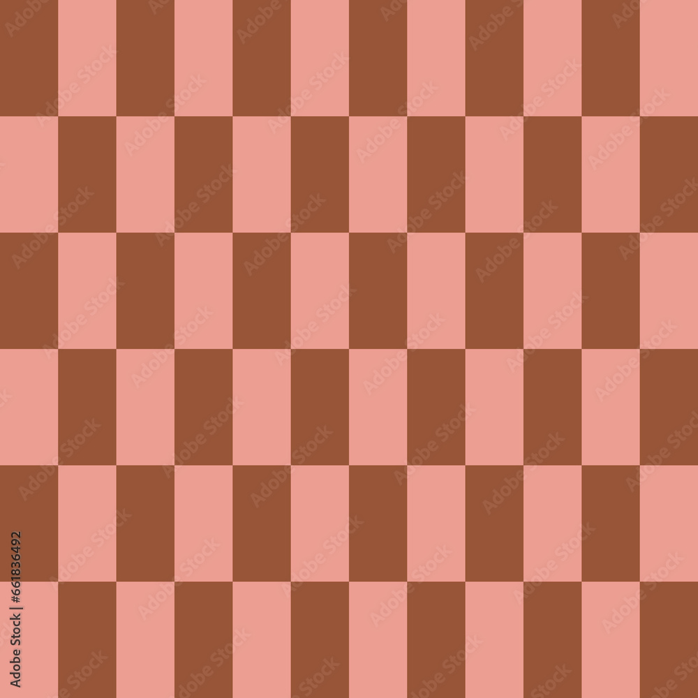1960s, 1970s retro groovy checkered seamless pattern, 60s, 70s geometric vector illustration