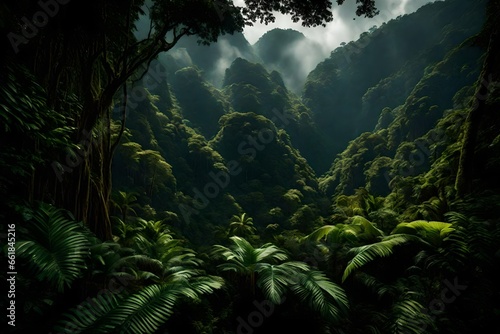 tropical forest in the morning © Maher