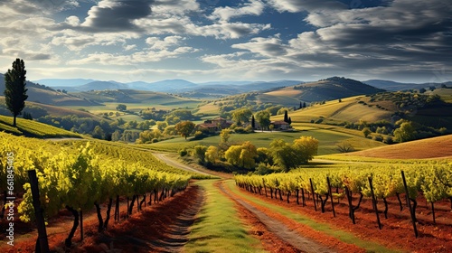 Rural scene in Tuscany