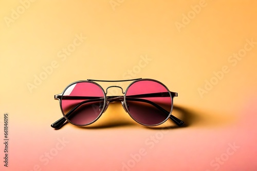 sunglasses on a white background