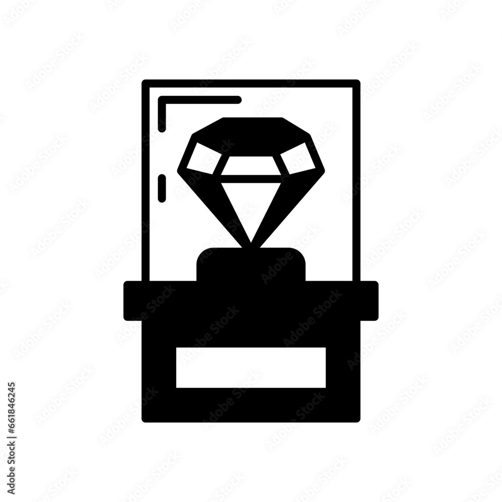Gem icon in vector. Illustration Gem icon in vector. Illustration