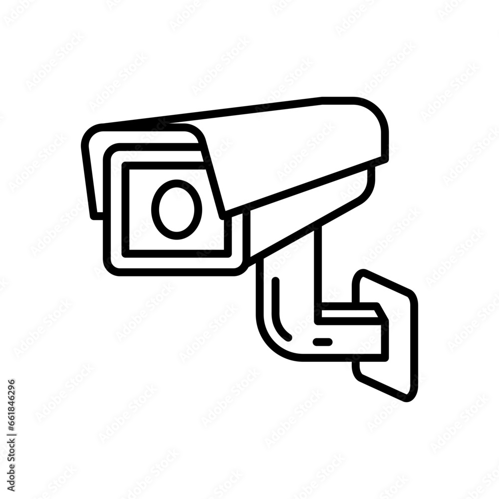 CCTV icon in vector. Illustration CCTV icon in vector. Illustration