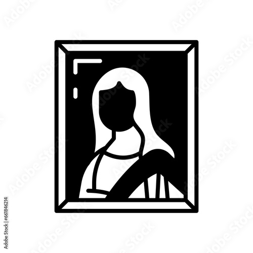 Ancient Painting icon in vector. Illustration