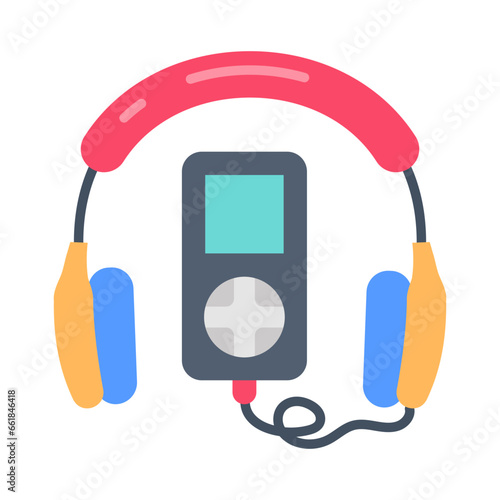 Audio Guide icon in vector. Illustration