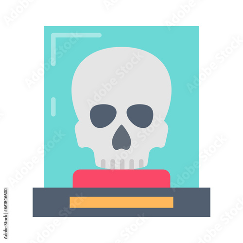 Skull icon in vector. Illustration