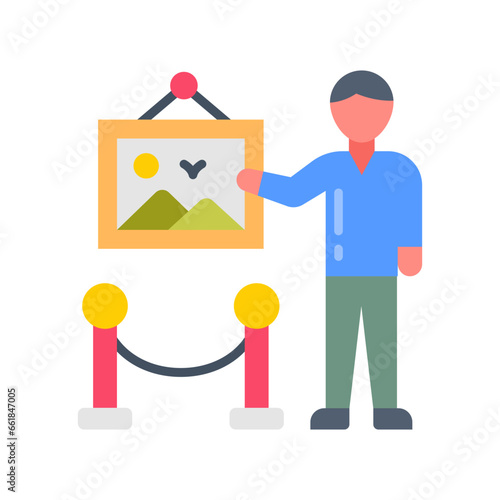 Excursion icon in vector. Illustration