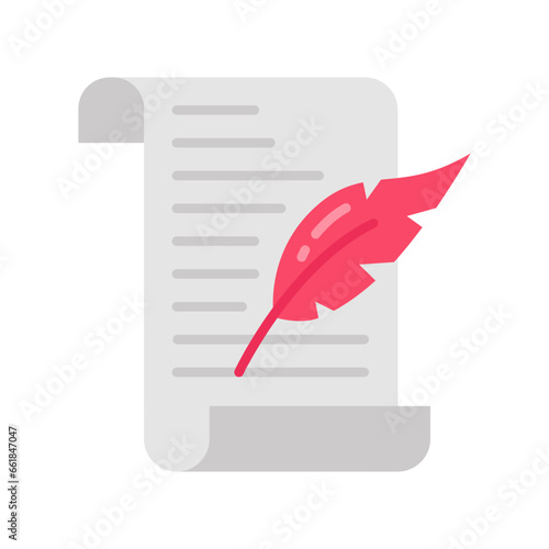 Papyrus icon in vector. Illustration