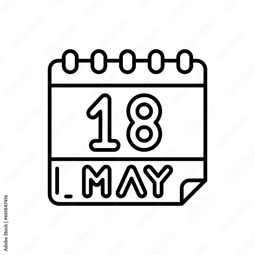 Museum Day icon in vector. Illustration Museum Day icon in vector. Illustration