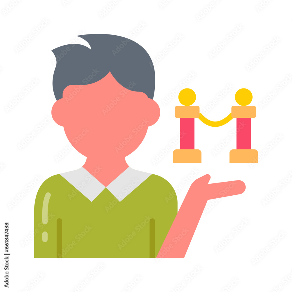 Exhibition Designer icon in vector. Illustration Exhibition Designer icon in vector. Illustration