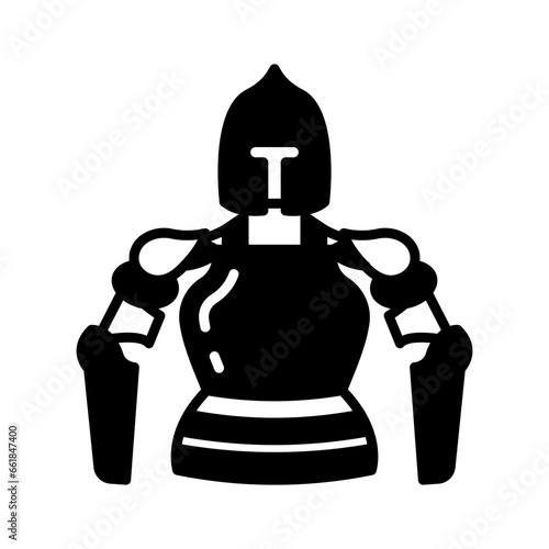 Armor icon in vector. Illustration