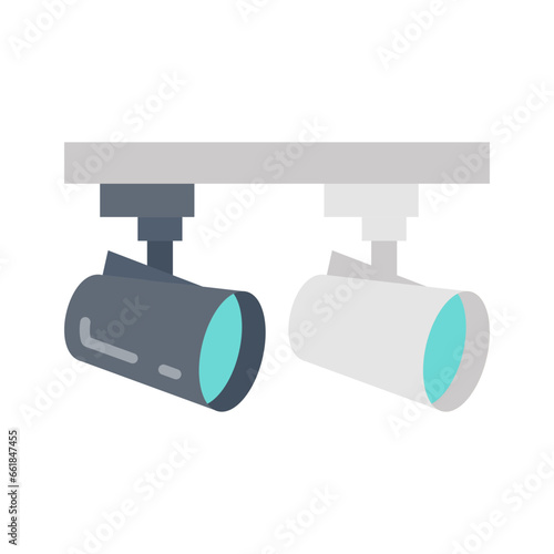 Spotlight icon in vector. Illustration