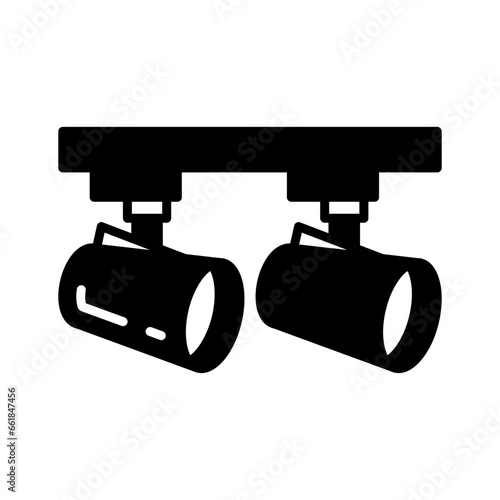 Spotlight icon in vector. Illustration