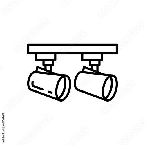 Spotlight icon in vector. Illustration