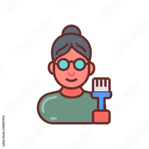 Conservator icon in vector. Illustration