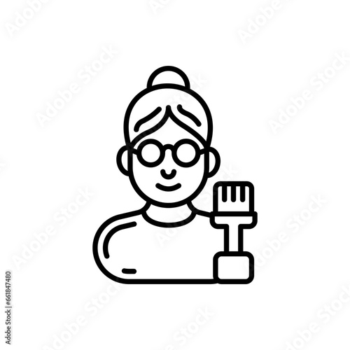 Conservator icon in vector. Illustration