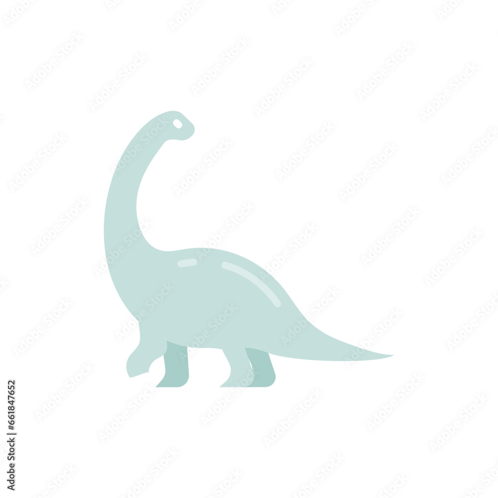 Diplodocus icon in vector. Illustration