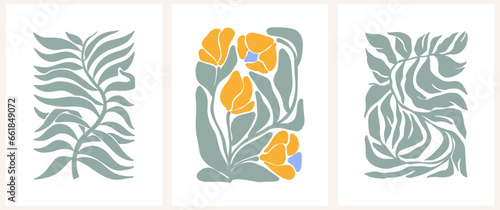 Abstract groovy Y2K background set. Vector posters in trendy retro psychedelic 2000s style. Aesthetic hippie. Girly cute design.