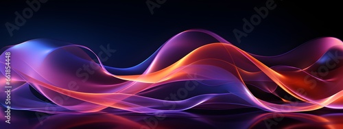 Abstract digital background. Can be used for technological processes, neural networks and AI, digital storages, sound and graphic forms, science, education, etc. © merabbi