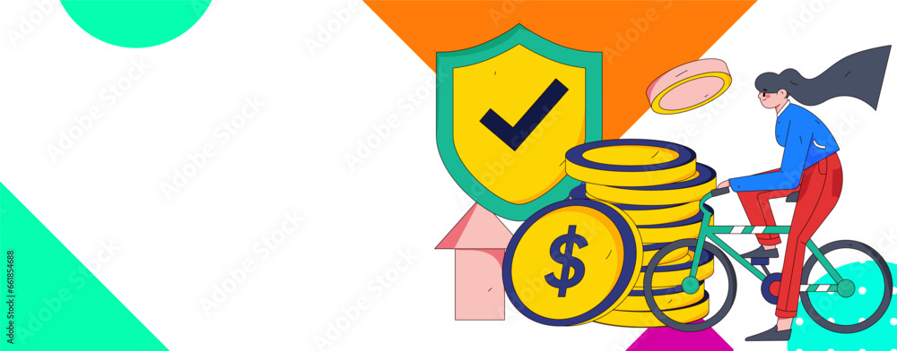 Internet financial management investment flat vector concept operation hand drawn illustration
Internet financial management investment flat vector concept operation hand drawn illustration