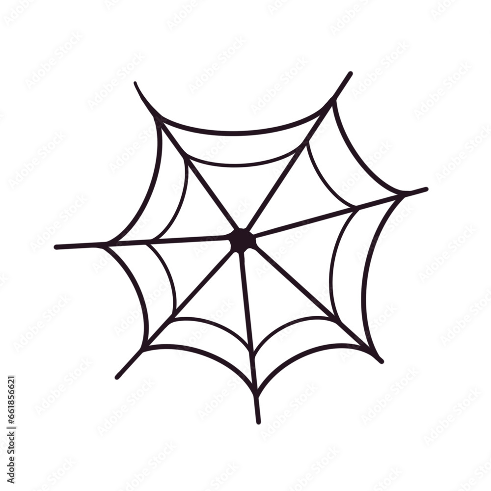 Spider web Halloween Element Clipart Digital painting watercolor Spider web Halloween Element Clipart Digital painting watercolor
