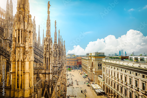 Terraces of Milan Cathedral © Givaga