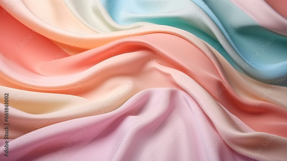 Silk fabric background.